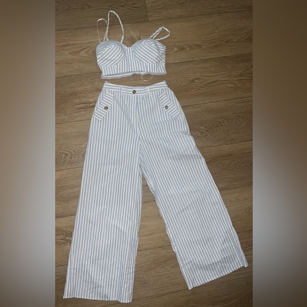 Vici Cherie Striped Tank & Pants Set